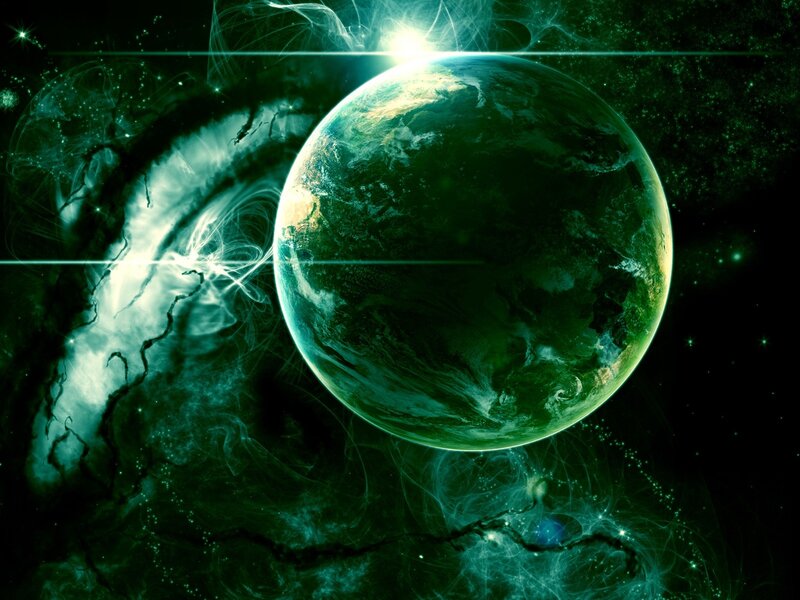 Green Earth in Space