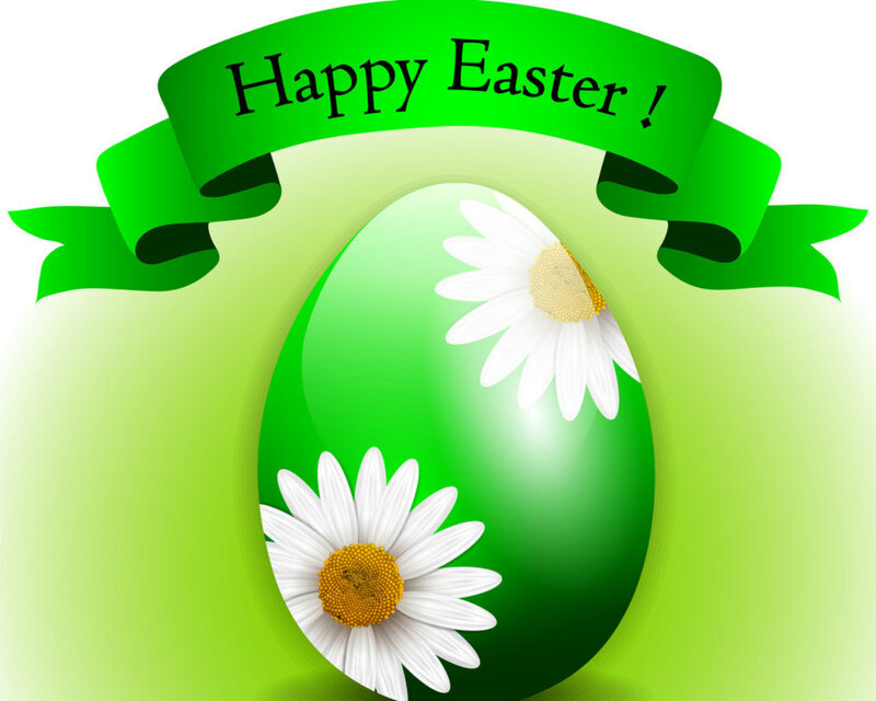 Green Easter Egg — Festive