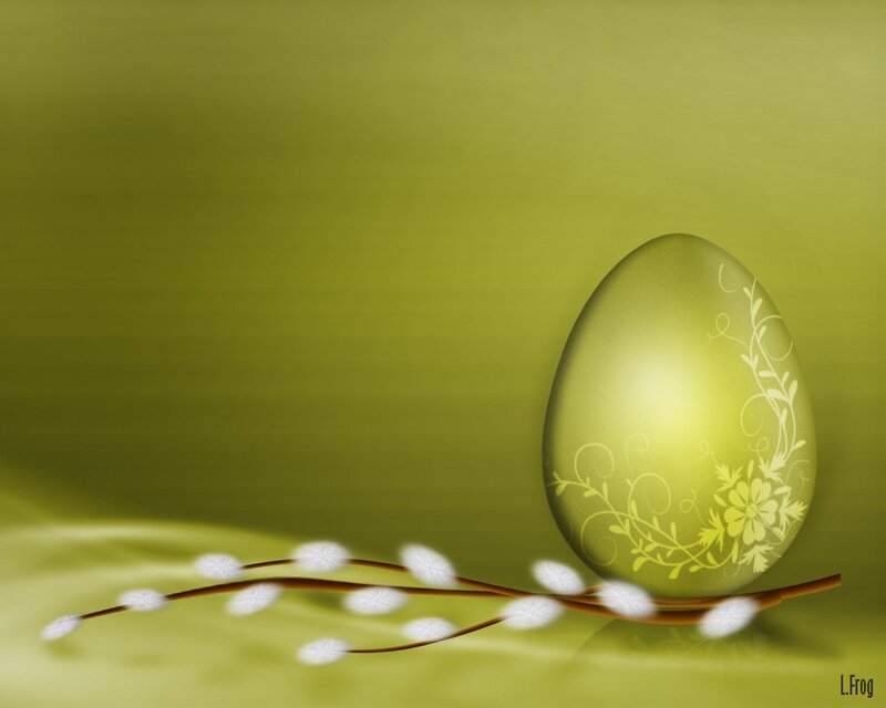 Green Easter Egg