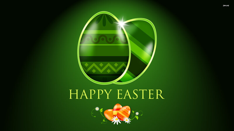 Green Easter Eggs — Festive