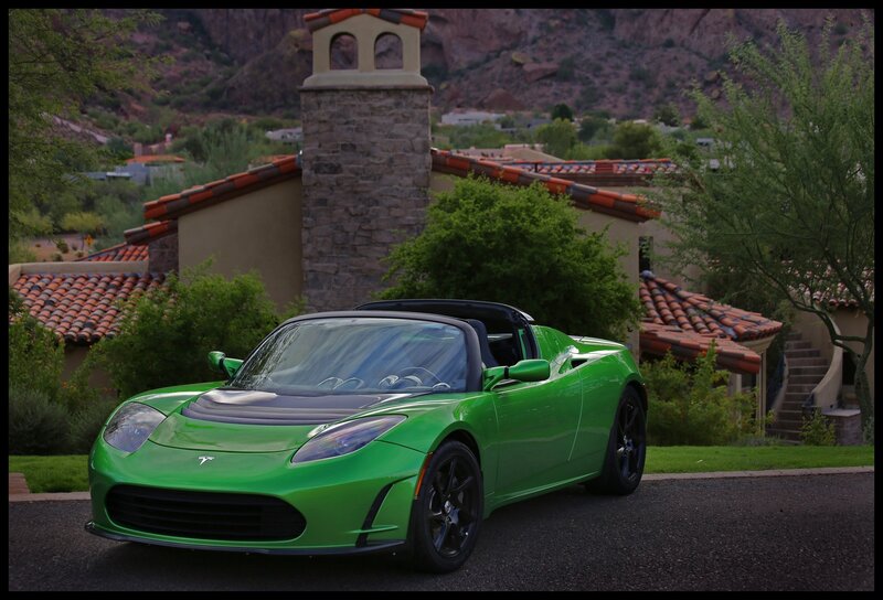 Green Electric Car