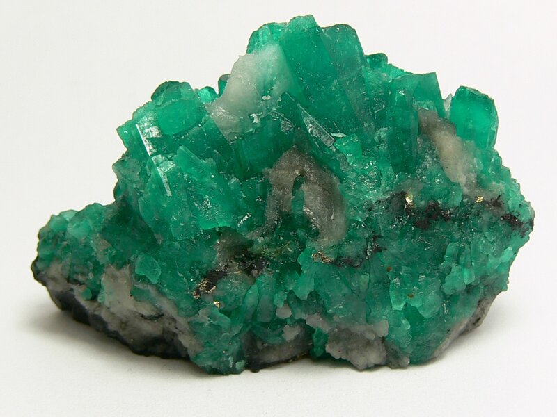 Green Emerald Crystals — Neutral, Photograph