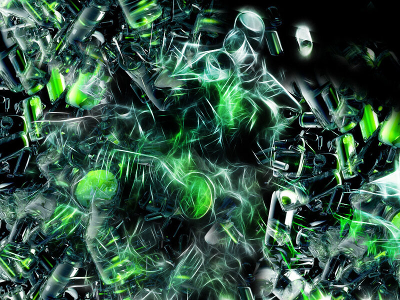 green energy abstract art