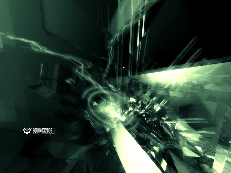 Green Energy Burst — Dramatic, Digital Art