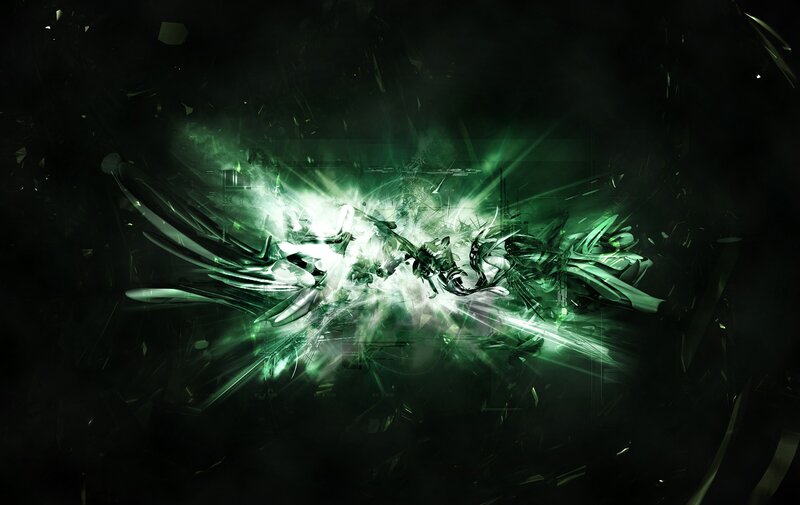 Green Energy Explosion — Dramatic, Night