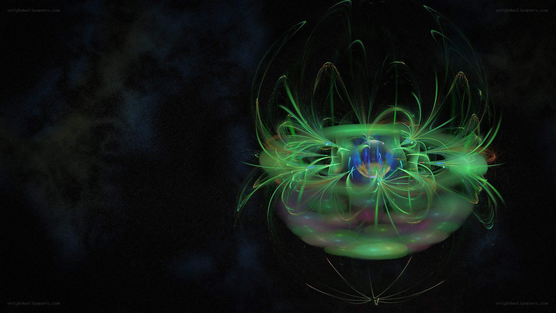 Green energy field in space