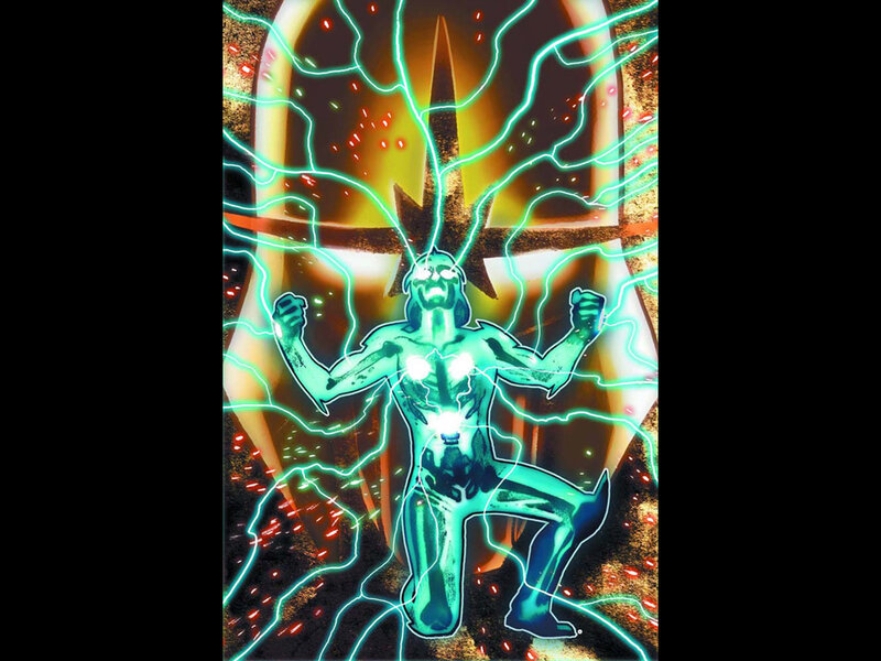 Green Energy Figure — Dramatic