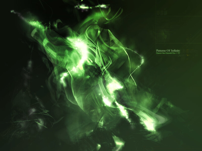 Green Energy Flow Pattern