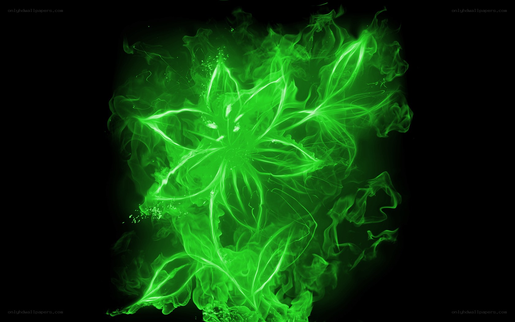 green energy flower
