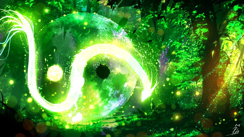 Green Energy Sphere — Magical