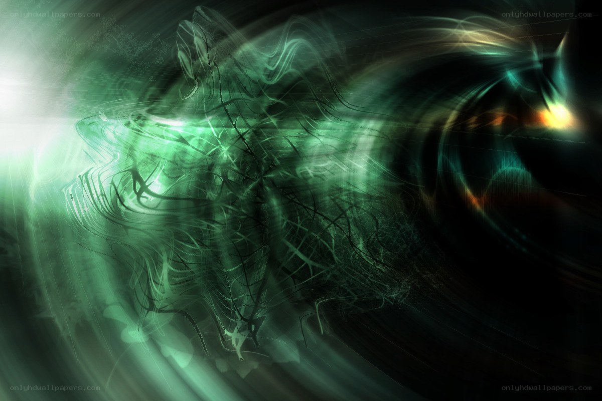 green energy swirl