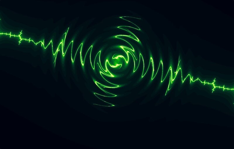 green energy swirl