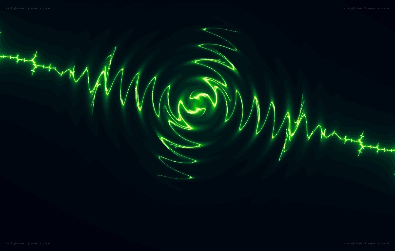 green energy swirl