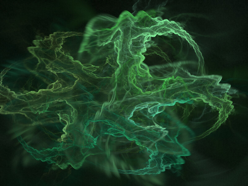 Green Energy Swirl — Ethereal