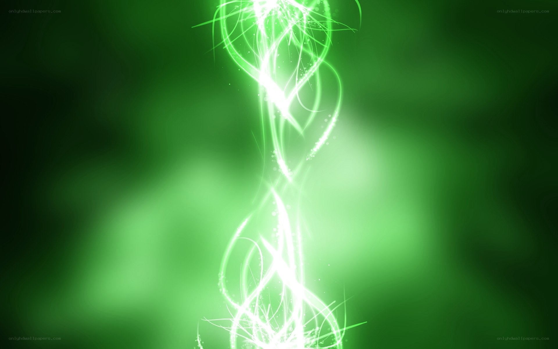 green energy swirl