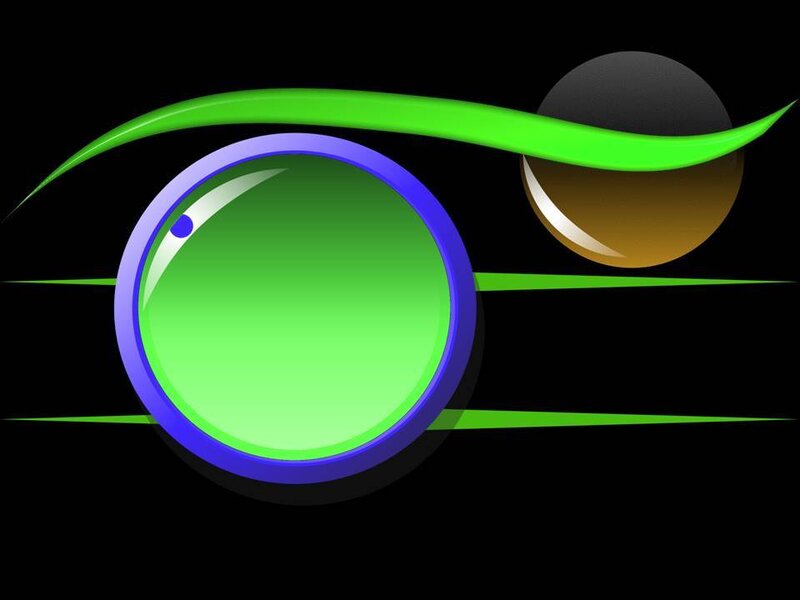 green eye graphic design
