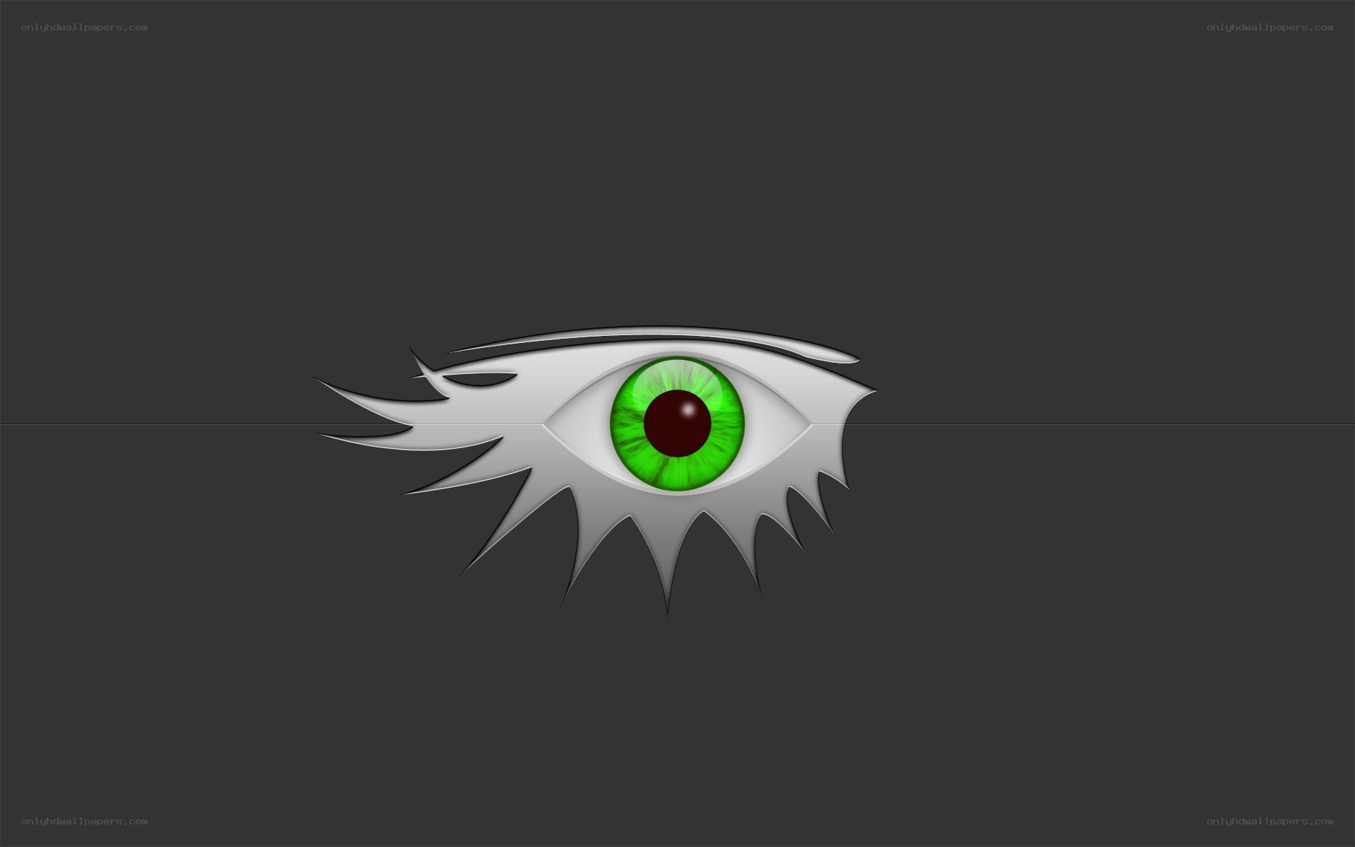 green eye logo design