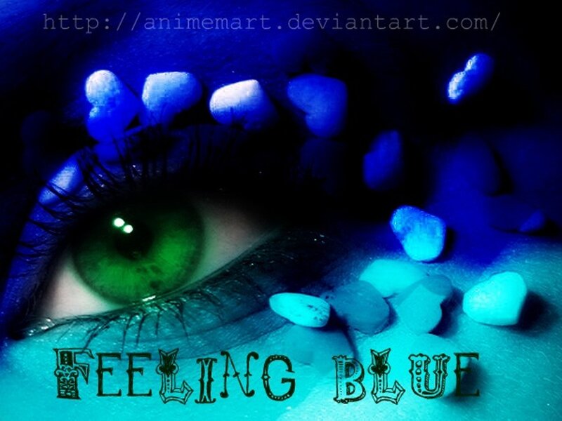 Green Eye with Blue Stones