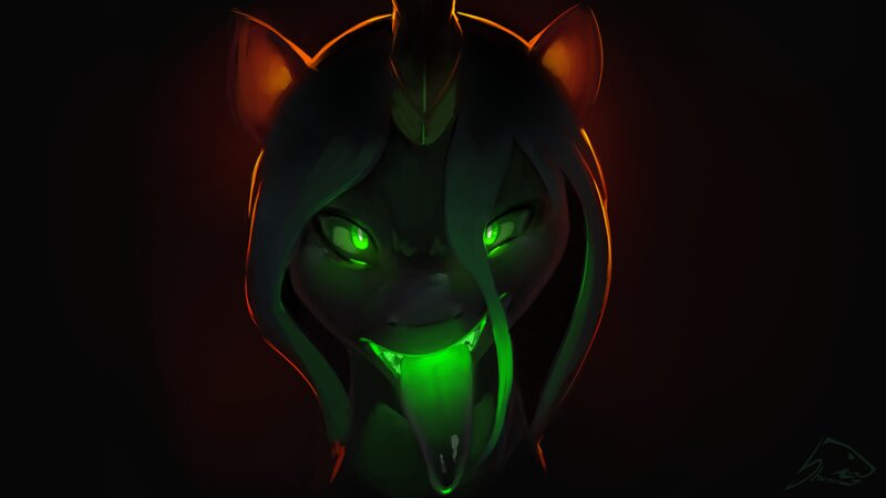 Green-eyed Creature — Black
