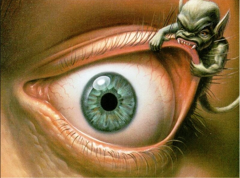 Green-eyed Eye with Demon