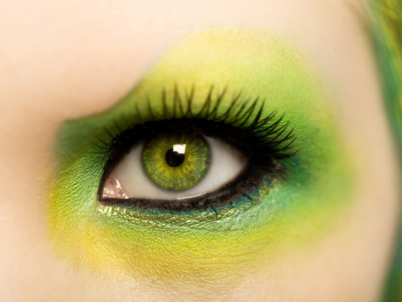 Green-eyed Person