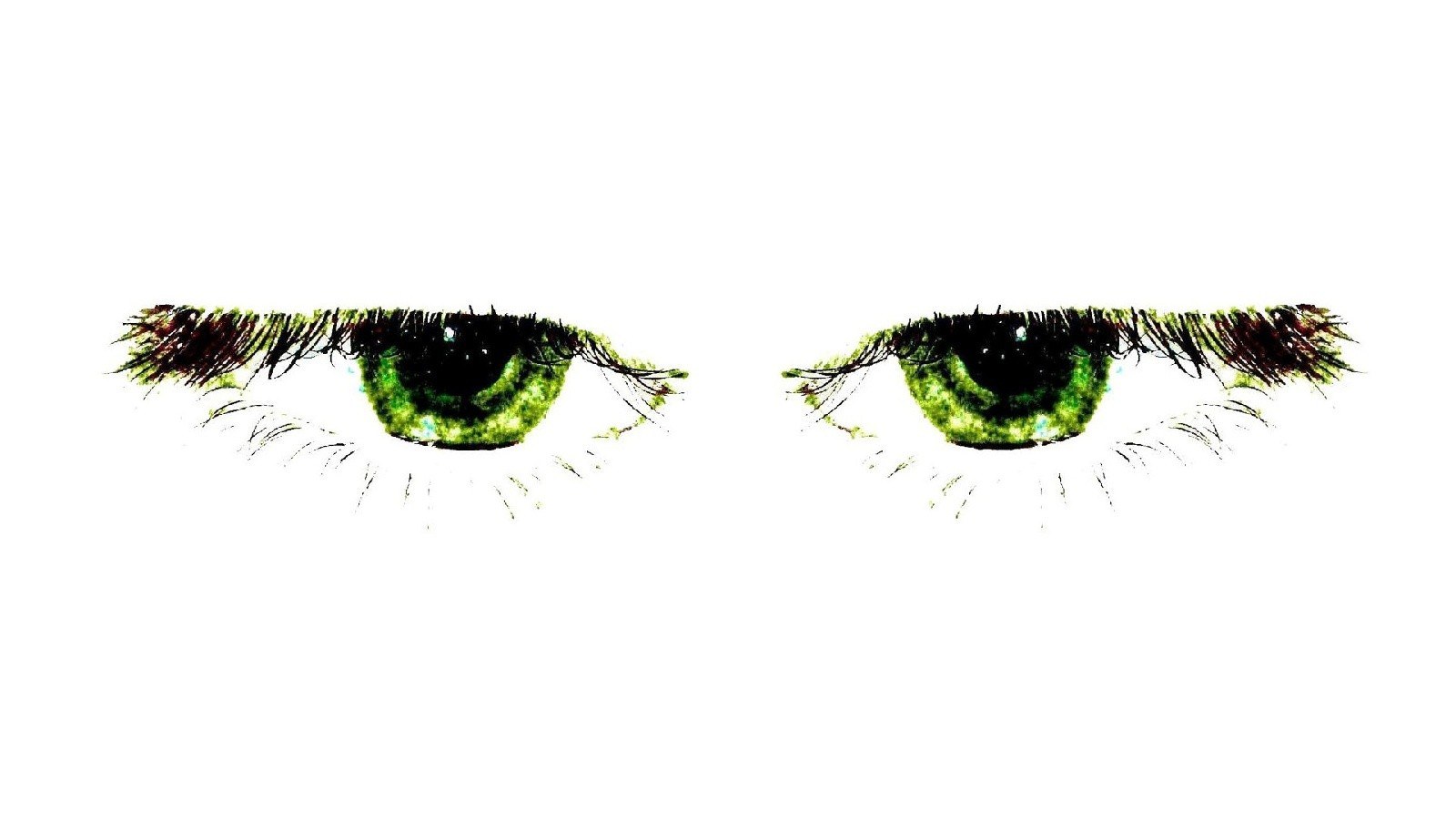 green eyes close-up