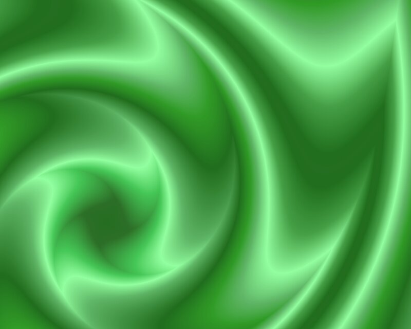 green fabric swirl pattern