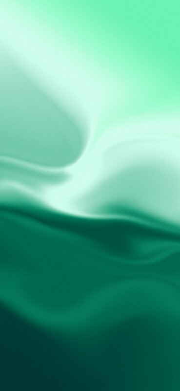 Green Fabric Waves