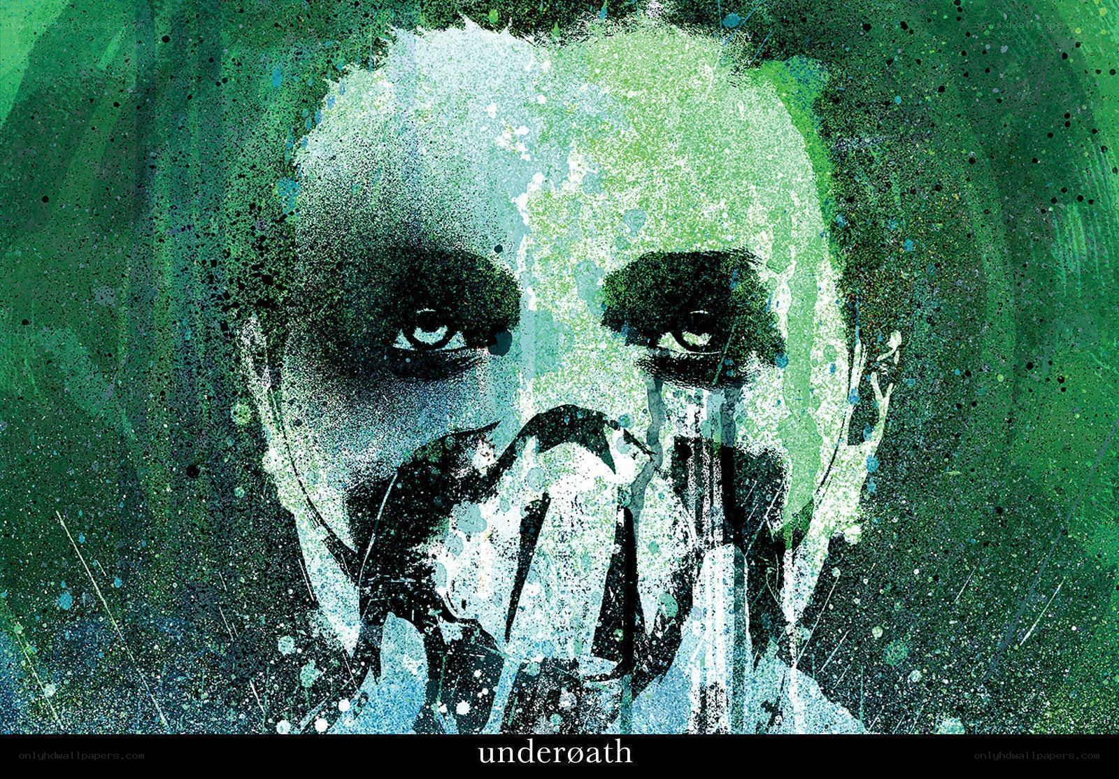 green face with tears