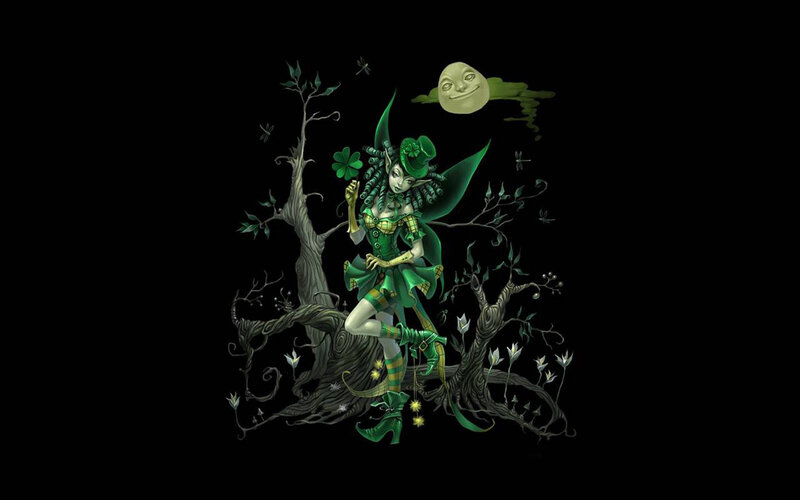 Green Fairy on Tree