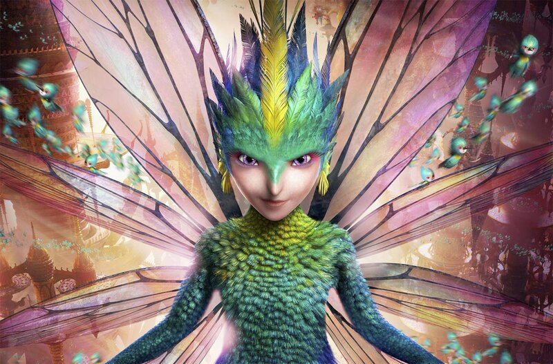 Green Fairy with Wings — Fantastical, 3d Render