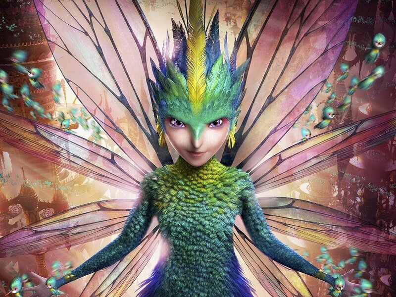 Green Fairy with Wings — Fantastical