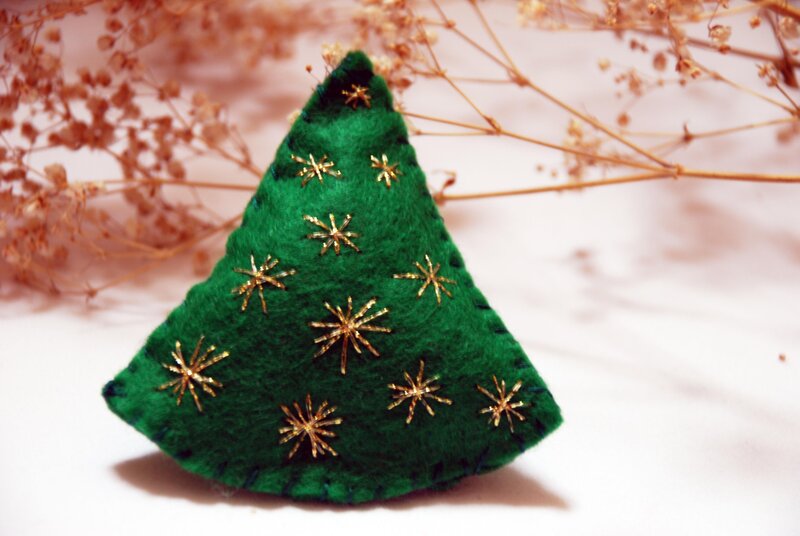 Green Felt Christmas Tree