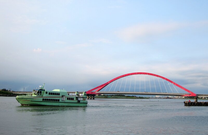 Green Ferry Boat