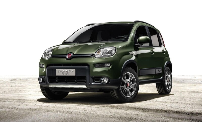 Green Fiat Panda 4x4