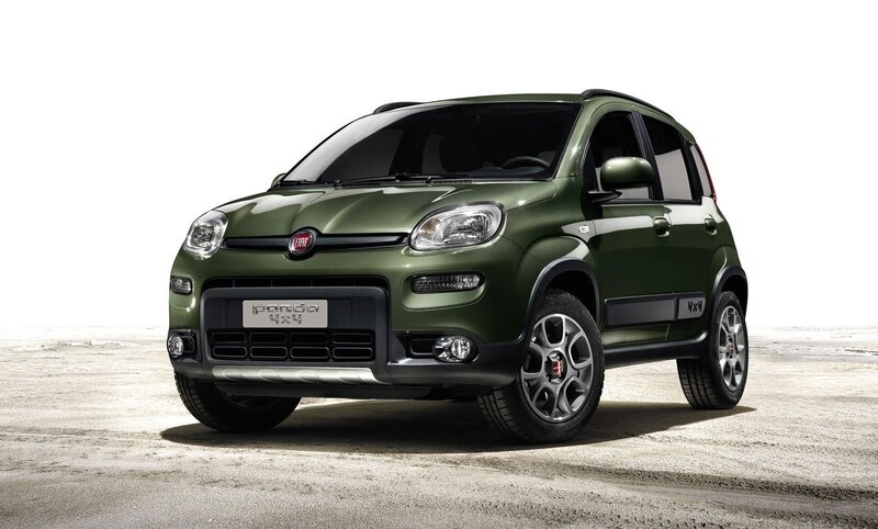 Green Fiat Panda Car — Neutral, Photograph