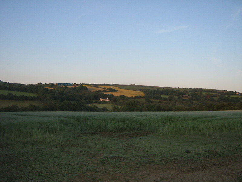Green Field and Hills