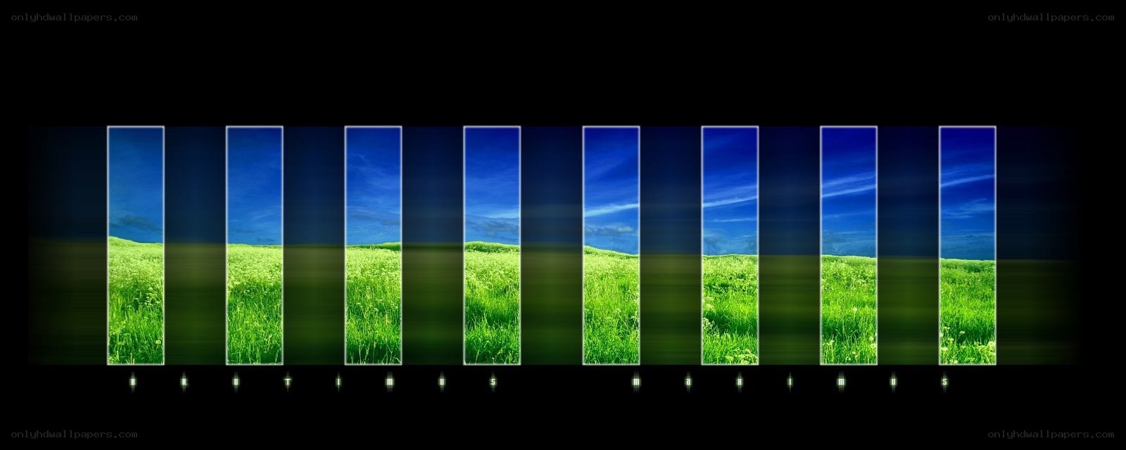 green field time-lapse sequence