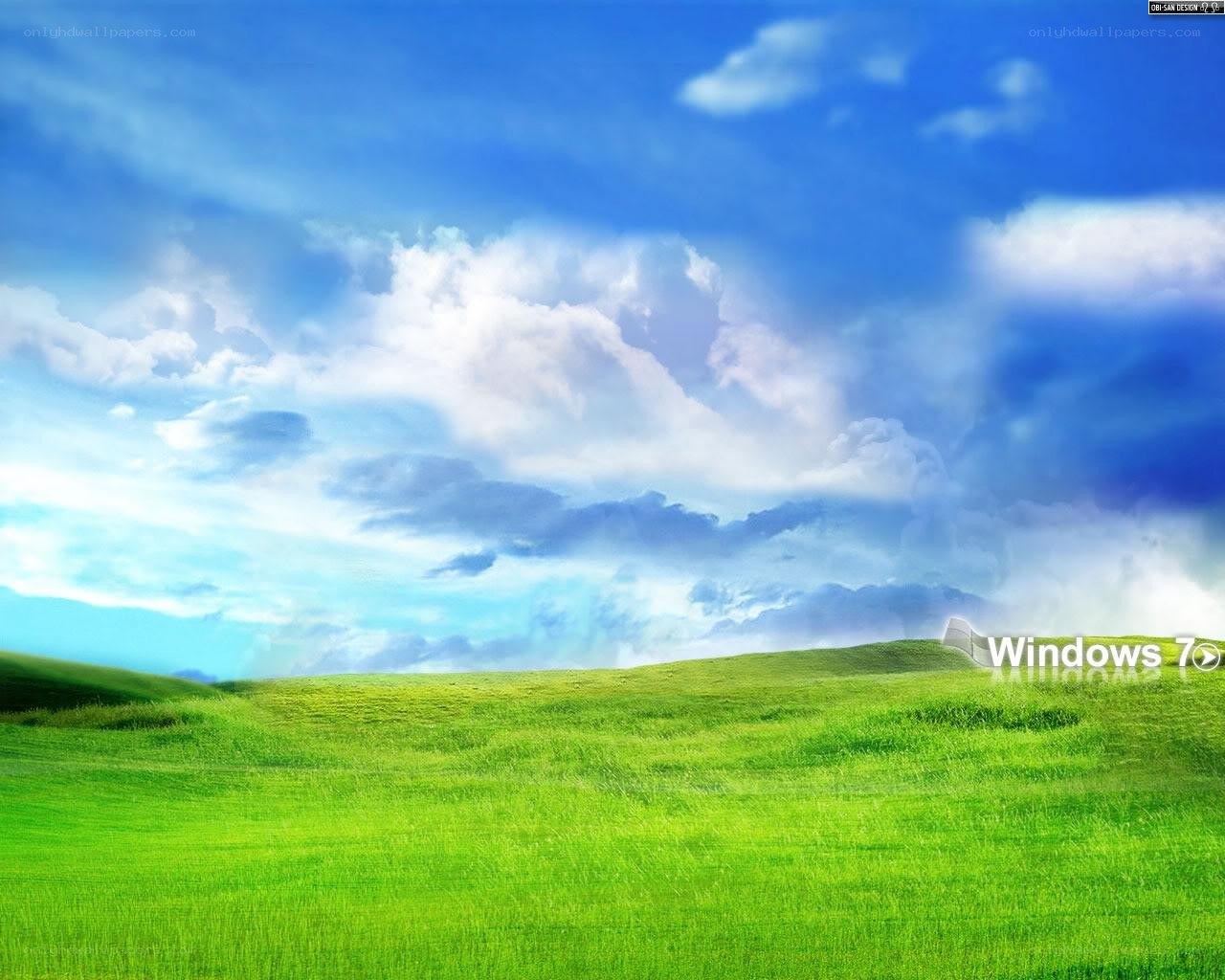 green field under blue sky