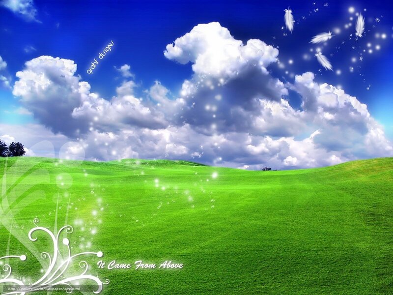 Green Fields and Blue Sky