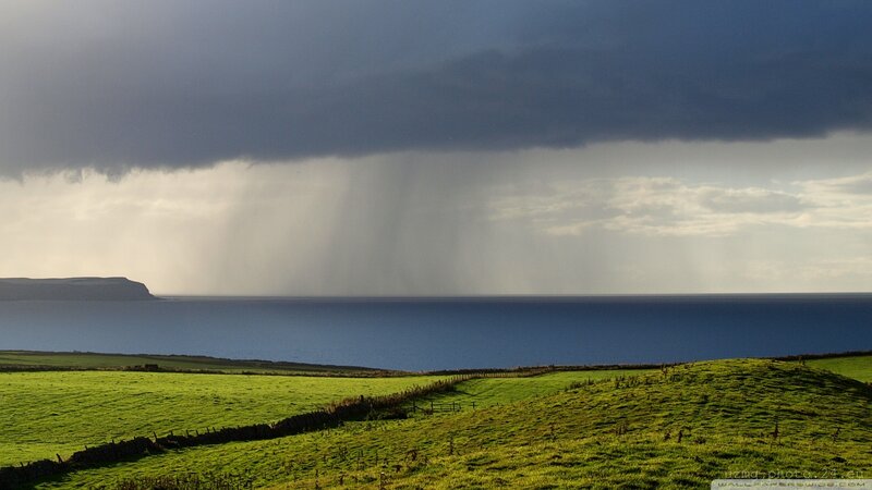 Green Fields and Rain
