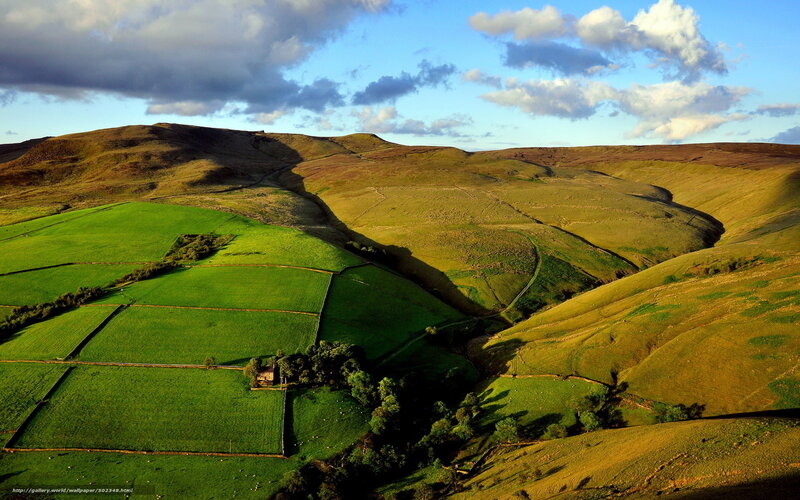Green Fields and Rolling Hills