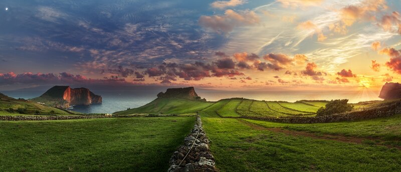 Green Fields and Sea Cliffs
