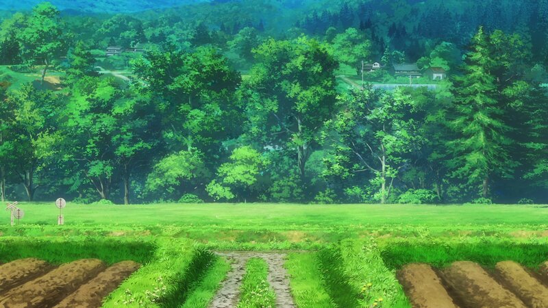 Green Fields and Trees — Serene, Afternoon, Anime