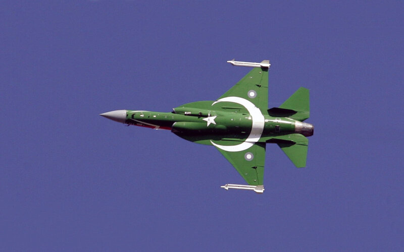Green Fighter Jet