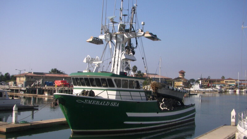 Green Fishing Boat