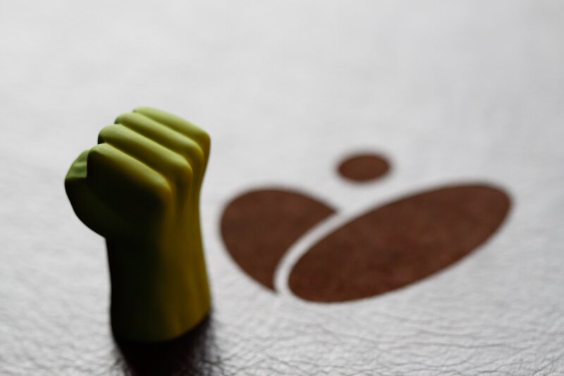 Green Fist Figurine