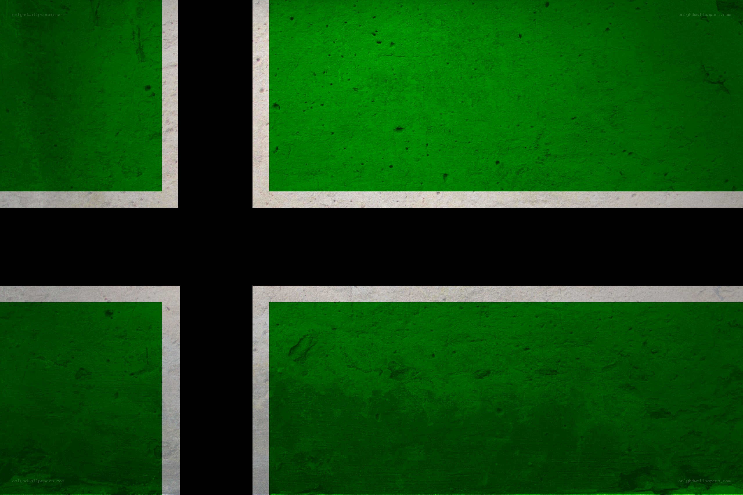 green flag with black cross