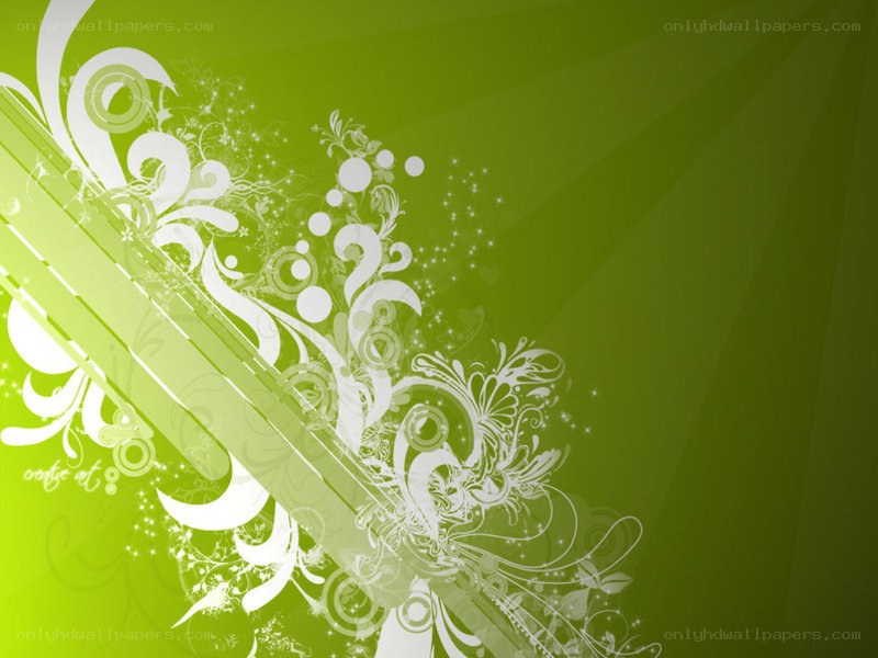 green floral abstract background