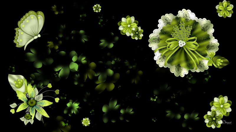 Green Floral Arrangement